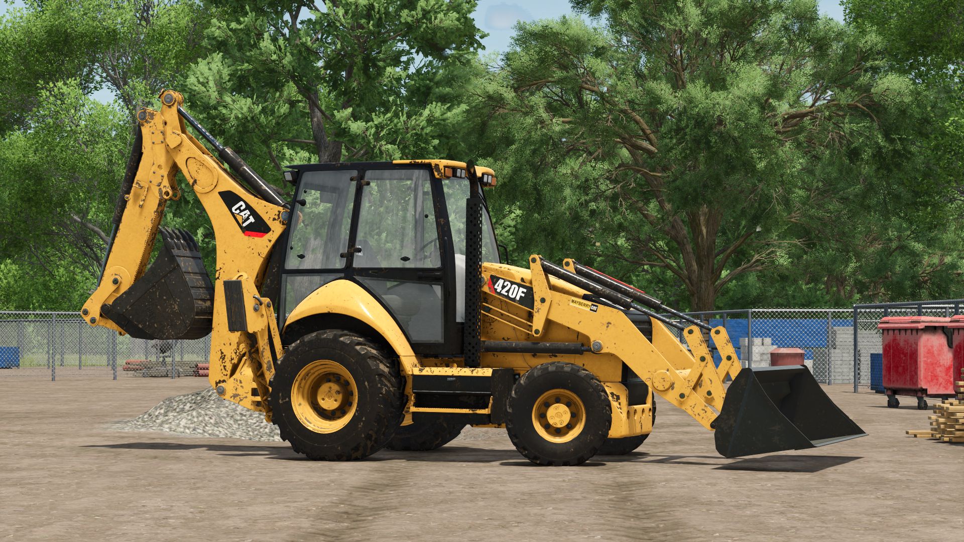 Koparko-ładowarka Caterpillar 420FIT